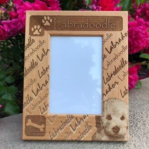 Labradoodle Picture Frame